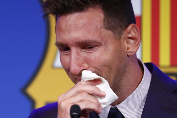 Messi left barcelona hot sale